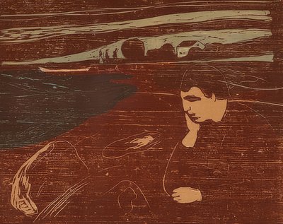 Melankolia III. 1902 tekijältä Edvard Munch