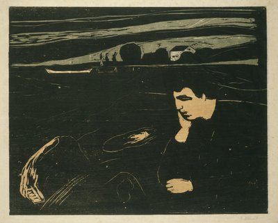Melankolia III, 1902 tekijältä Edvard Munch