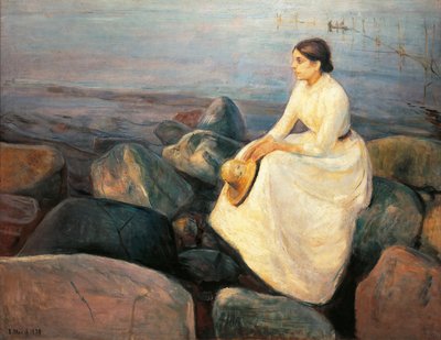 Norja, Bergen, Inger rannalla tekijältä Edvard Munch