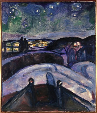 Norja, Oslo, Tähtiyö tekijältä Edvard Munch