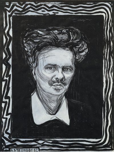 muotokuva Strindberg; Muotokuva Strindberg tekijältä Edvard Munch