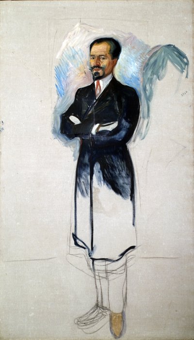 Ernest Thielin muotokuva 1859-1947 tekijältä Edvard Munch