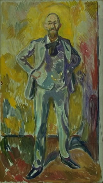 Professori Daniel Jacobsonin muotokuva tekijältä Edvard Munch