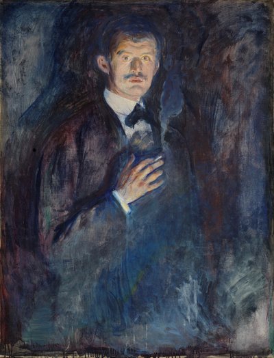 Omakuva savukkeella tekijältä Edvard Munch