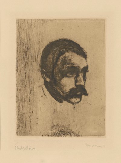 Sigbjørn Obstfelder tekijältä Edvard Munch