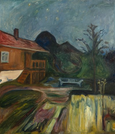 Kesäyö Åsgårdstrandissa tekijältä Edvard Munch
