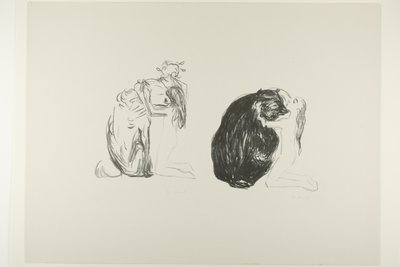 Karhu, Alfalta ja Omegalta tekijältä Edvard Munch