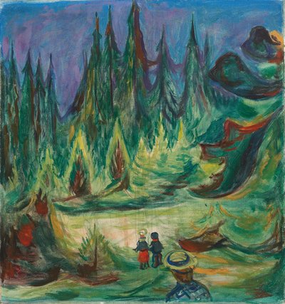 Satujen metsä tekijältä Edvard Munch