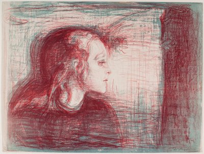 Sairas lapsi I tekijältä Edvard Munch
