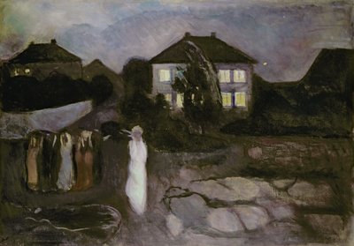 Myrsky, 1893 tekijältä Edvard Munch