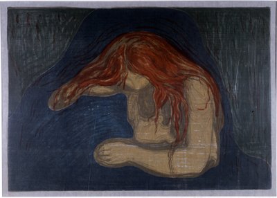 Vampyyri tekijältä Edvard Munch