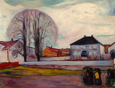 Talo rannalla tekijältä Edvard Munch