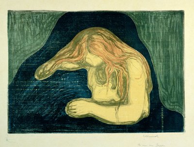 Vampyyri tekijältä Edvard Munch