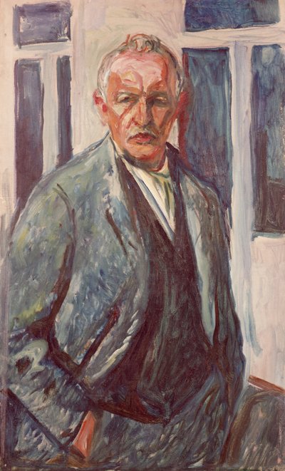 Molemmat kädet housujen taskuissa tekijältä Edvard Munch