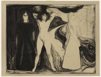 Nainen (Sfinksi) tekijältä Edvard Munch