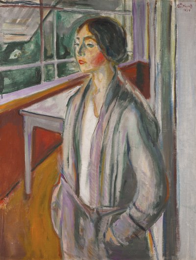 Nuori nainen verannalla tekijältä Edvard Munch