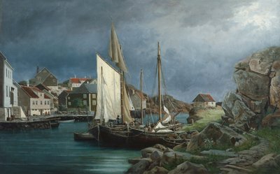 Kalastajakylä tekijältä Edvard Skari