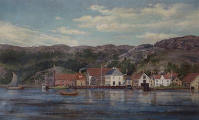 Joki Flekkefjordissa tekijältä Edvard Skari