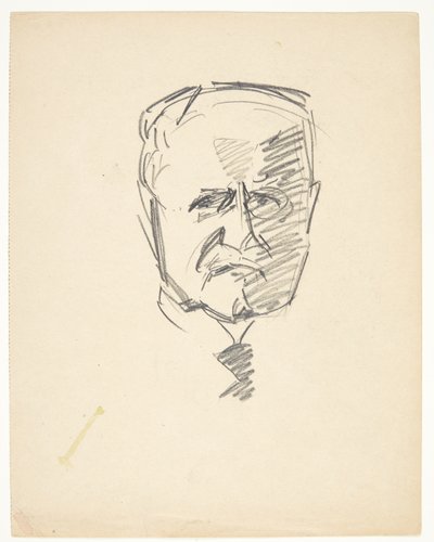Tutkimus muotokuvaa varten dr.med. Carl Lorentzen (1860-1932) tekijältä Edvard Weie