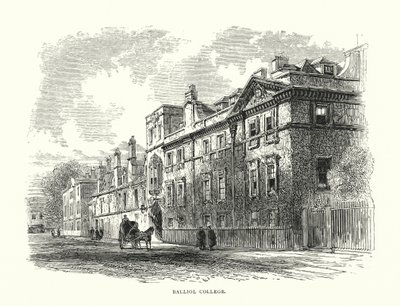 Balliol College (kaiverrus) tekijältä Edward (after) Whymper
