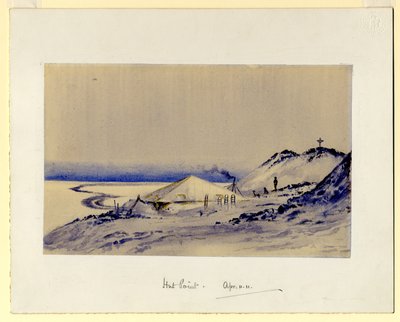 Hut Point, 1911 (wc paperilla) tekijältä Edward Adrian Wilson