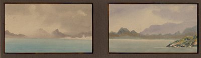 Vesivärit Norjan muistikirjasta, 1898-99 (wc paperilla) tekijältä Edward Adrian Wilson