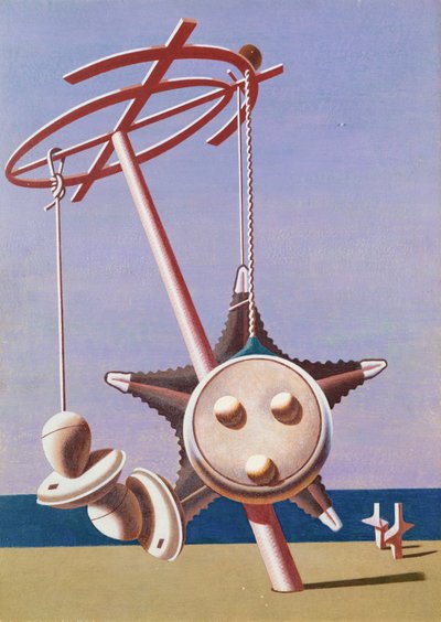 Enigma (öljy kankaalle) tekijältä Edward Alexander Wadsworth