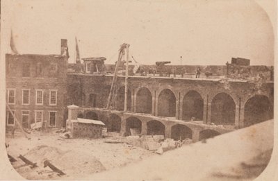 Fort Sumterin evakuointi, huhtikuu 1861, huhtikuu 1861. tekijältä Edward Anthony