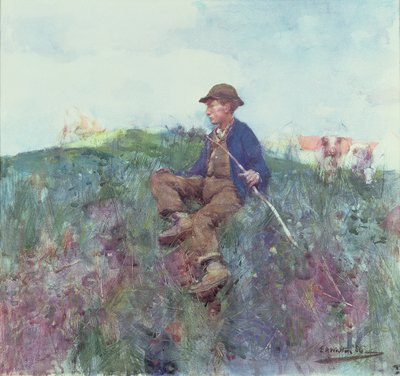 Huonekalut ja erilaiset esineet 1100- ja 1300-luvuilta tekijältä Edward Arthur Walton