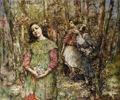 Lumikellojen kerääminen tekijältä Edward Atkinson Hornel