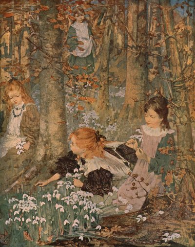 Kevään tulo, 1899, n. 1930. tekijältä Edward Atkinson Hornel