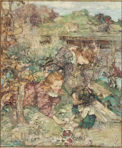 Pienet sienenkeräilijät tekijältä Edward Atkinson Hornel