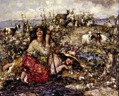 Missä Larks laulaa ja merilinnut kutsuvat tekijältä Edward Atkinson Hornel