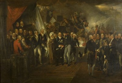 Ludvig XVIII:n alukselle tulo Doverissa tekijältä Edward Bird