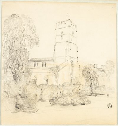 Englanti Country Church tekijältä Edward Blore