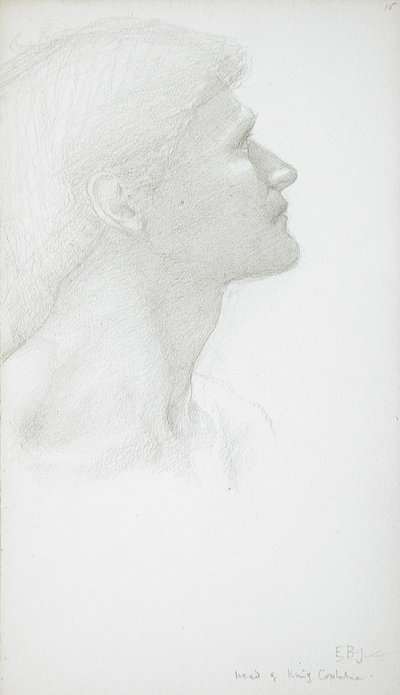 Miehen pää tekijältä Edward Burne-Jones