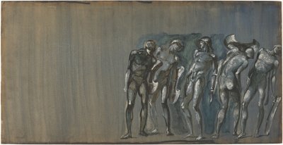 Phineus ja hänen hovimiehensä muuttuivat kiviksi tekijältä Edward Burne-Jones