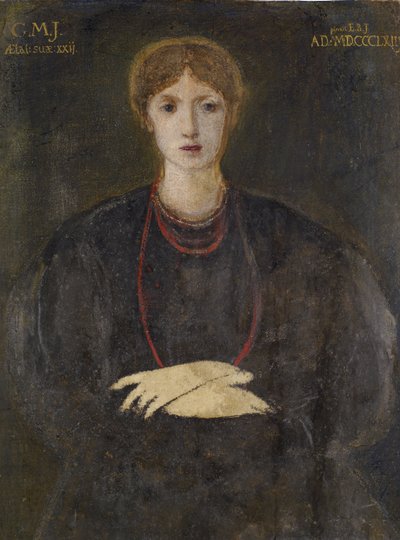 Georgiana Burne-Jonesin (1840-1920) muotokuva tekijältä Edward Burne-Jones