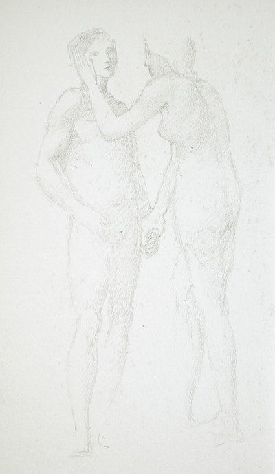 Kaksi naisalastonta tekijältä Edward Burne-Jones