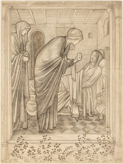 Sairaiden vierailu tekijältä Edward Burne-Jones