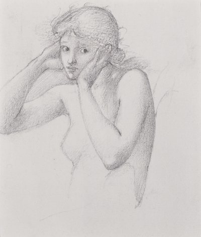 Kukkulakeiju (ks. 452519 recto) tekijältä Edward Burne Jones