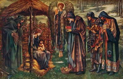 Betlehemin tähti, c1887-1891 c1940 tekijältä Edward Burne Jones