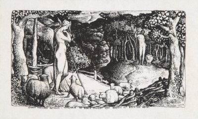 Ihanteellinen pastoraalinen elämä, 1829 tekijältä Edward Calvert
