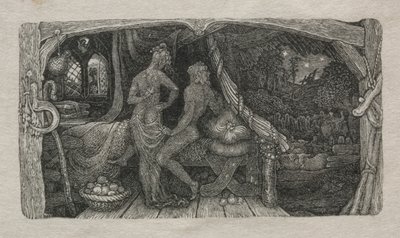 Kammio-idylli, 1829. tekijältä Edward Calvert