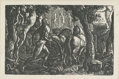 Ploughman: Christian kyntämässä elämän viimeistä vaoa, 1827 tekijältä Edward Calvert