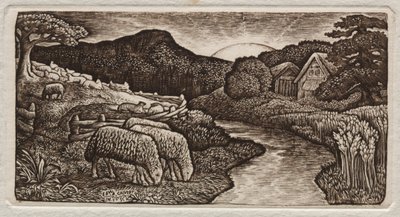 Hänen laitumensa lammas tekijältä Edward Calvert