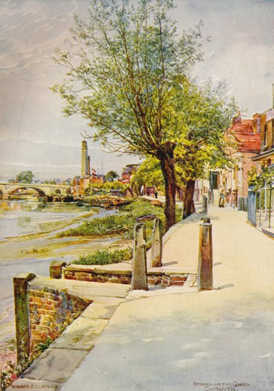 Strand on the Green Chiswick, 1905, c1915 tekijältä Edward Charles Clifford