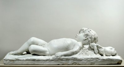 Nukkuva faun (kipsi) tekijältä Edward Clark Potter