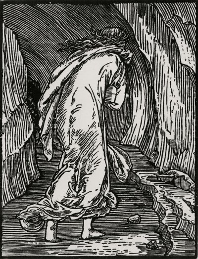 Meneminen helvettiin tekijältä Edward Coley (after) Burne Jones