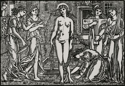 Venuksen tuomioistuin tekijältä Edward Coley (after) Burne Jones
